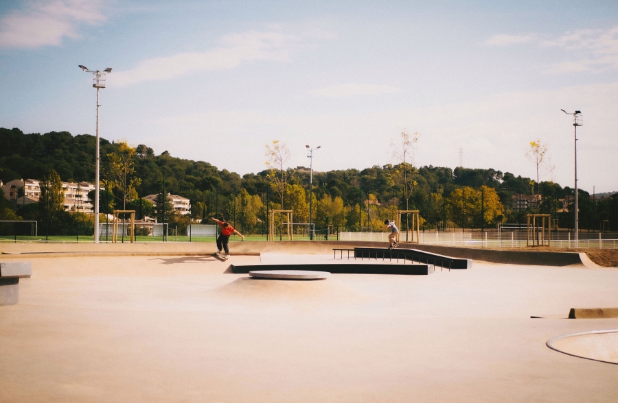 Skatepark med sköna dudes i!